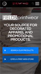 Mobile Screenshot of fieldsprintwear.com